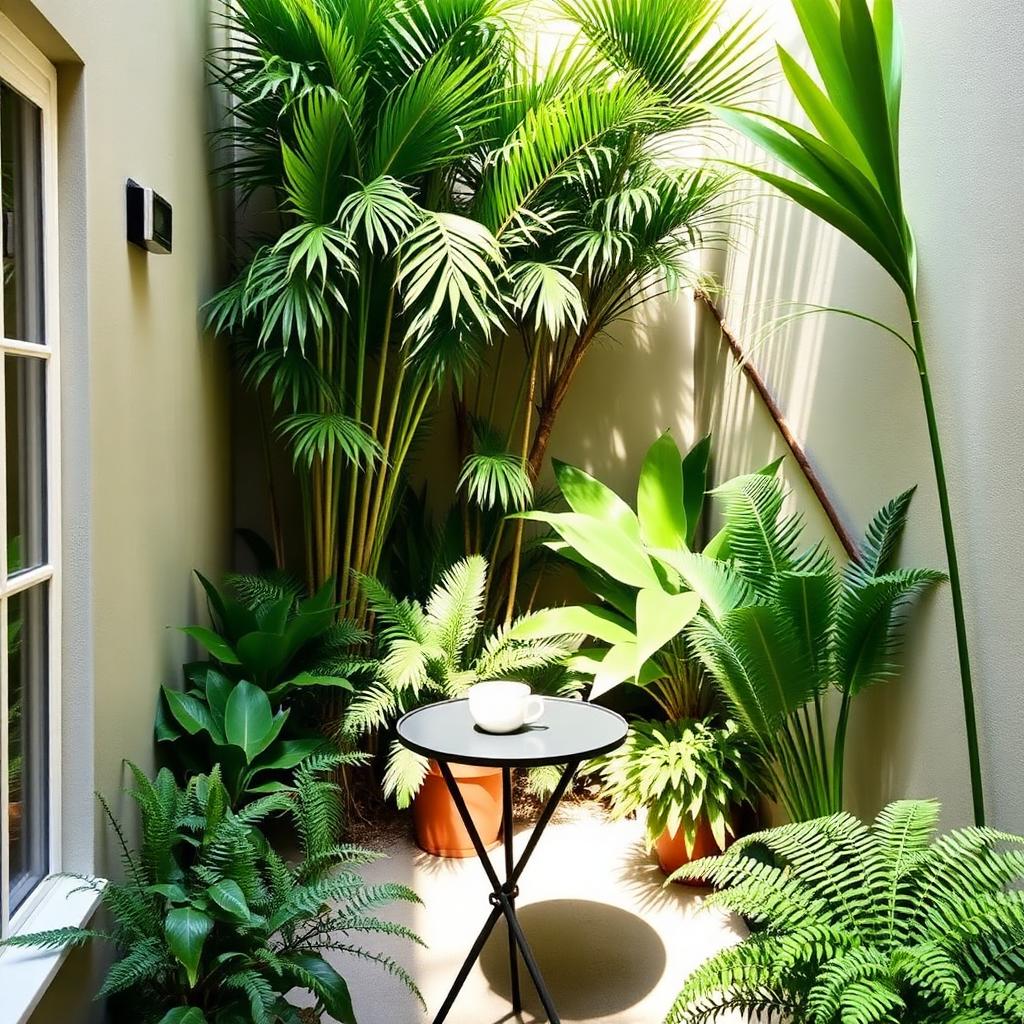 The green courtyard at Green Haven